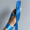 Лента атлас Ding Xin 2.5 см * 90 м - #0337 Голубой Топаз